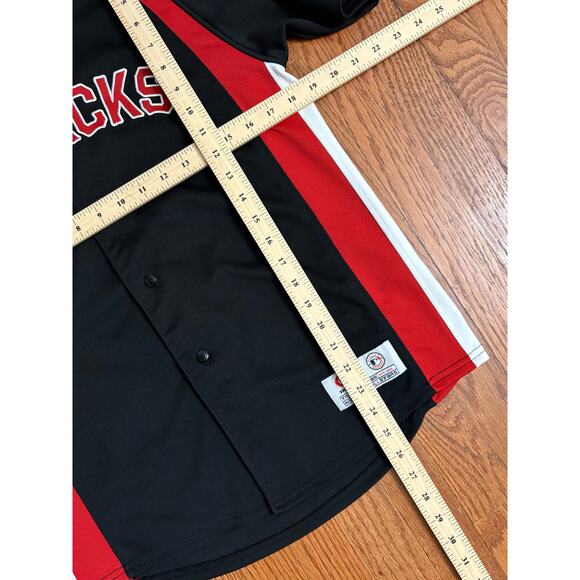 Arizona Diamondbacks Youth Jersey True Fan Black Red Button Up Shirt L (10-12) - Picture 5 of 6